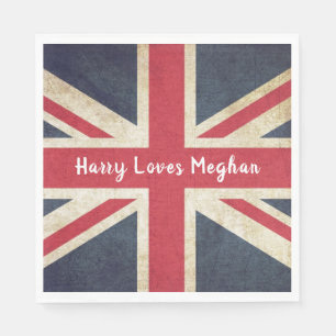 Servilleta De Papel Harry LOVES Meghan Royal Wedding Party Napkins
