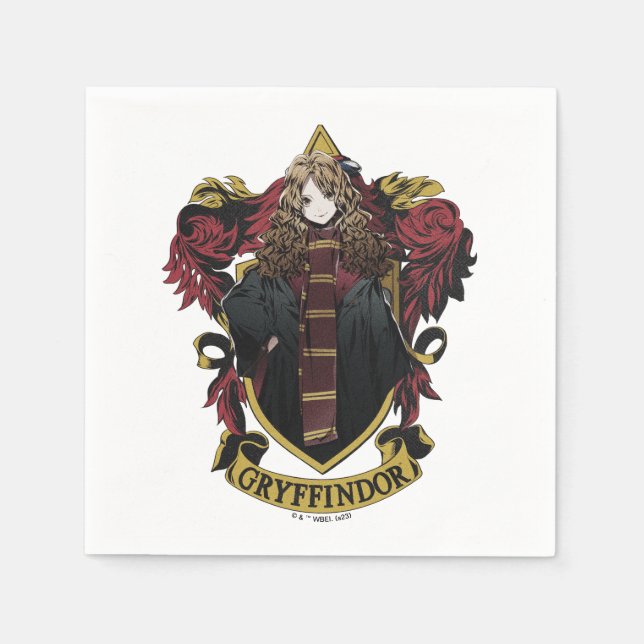 Servilleta De Papel HARRY POTTER™ | Anime Hermione House Escudo (Anverso)