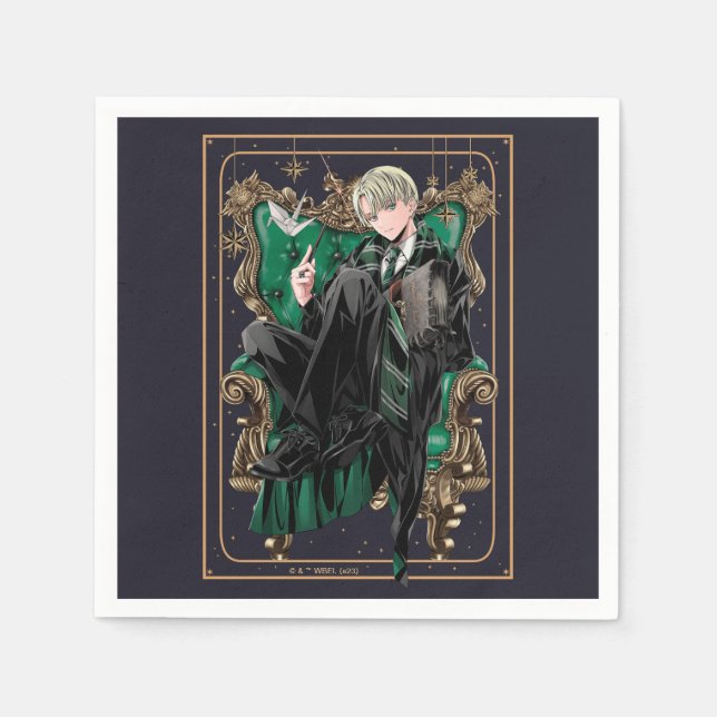 Servilleta De Papel HARRY POTTER™ | Asiento de Anime Draco Malfoy (Anverso)