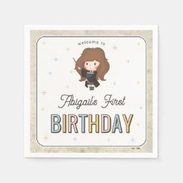 Servilleta De Papel Harry Potter Chibi Hermione Mago Cumpleaños