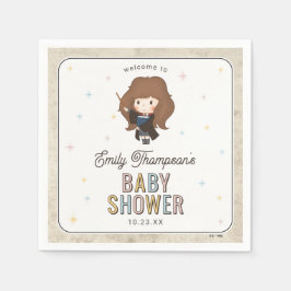 Servilleta De Papel Harry Potter Chibi Hermione Wizard Baby Shower