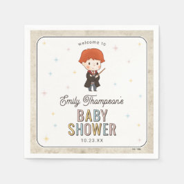 Servilleta De Papel Harry Potter Chibi Ron Weasley Wizard Baby Shower
