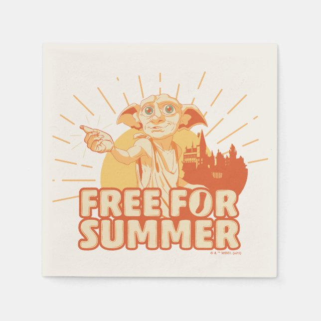 Servilleta De Papel HARRY POTTER™ | Dobby Libre Para Verano (Anverso)