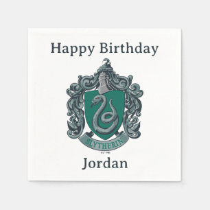 Servilleta De Papel Harry Potter Escudo de Slytherin Verde