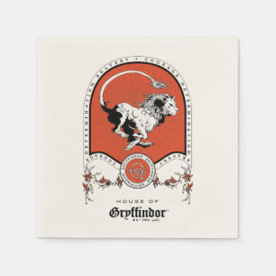 Servilleta De Papel HARRY POTTER™   Escudo Delicado Sketch GRYFFINDOR™