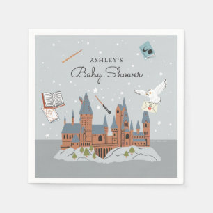 Servilleta De Papel Harry Potter Hogwarts Castle Baby Shower