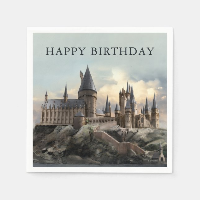Servilleta De Papel Harry Potter | Hogwarts Castle Daytime (Anverso)