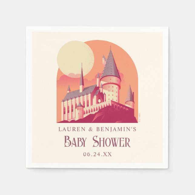 Servilleta De Papel Harry Potter | Hogwarts Girl Baby Shower (Anverso)