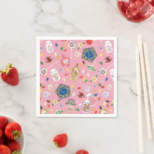 Servilleta De Papel HARRY POTTER™   Ranas de chocolate y patrón de dul