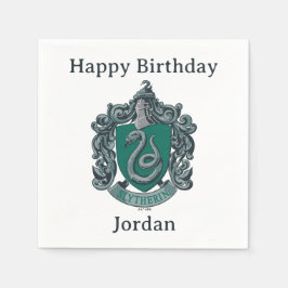 Servilleta De Papel Harry Potter | Slytherin Crest Green