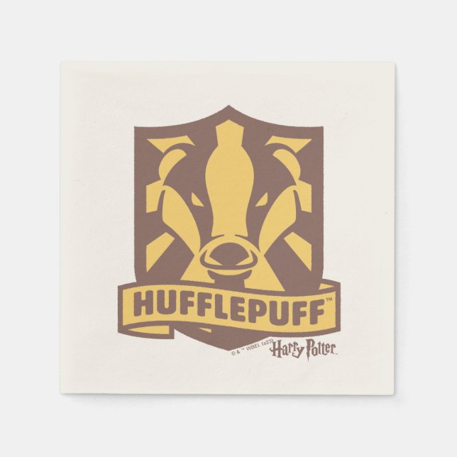 Servilleta De Papel HARRY POTTER™ | Summer Magic HUFFLEPUFF™ Crest (Anverso)