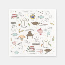 Servilleta De Papel HARRY POTTER™ Tiny Magic Pattern
