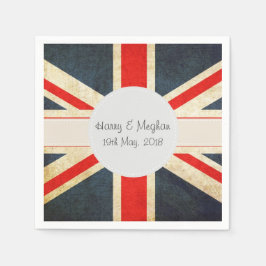 Servilleta De Papel Harry y Meghan Royal Boda Paper Napins