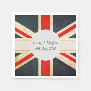 Servilleta De Papel Harry y Meghan Royal Boda RU
