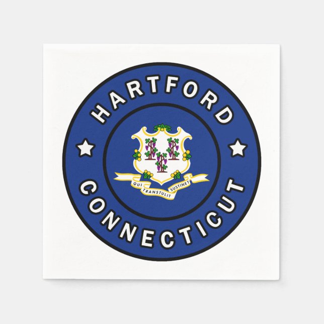 Servilleta De Papel Hartford Connecticut (Anverso)