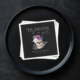 Servilleta De Papel 'Hasta que la Muerte nos Separe Invitación de Boda