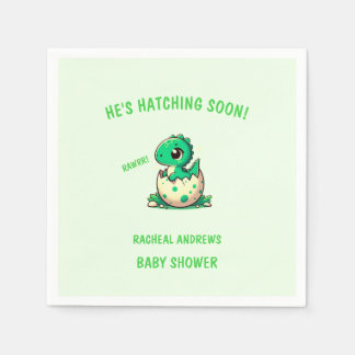 Servilleta De Papel Hatear pronto Dinosaur Baby Shower Baby Shower