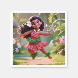 Servilleta De Papel Hauʻoli Hula Princess