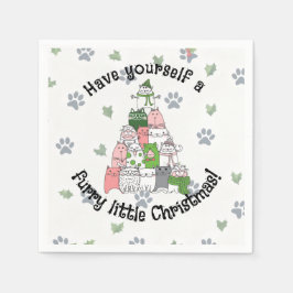 Servilleta De Papel Have a furry little Christmas