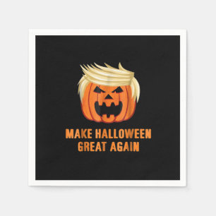 Servilleta De Papel Haz que Halloween sea grande otra vez divertido Tr