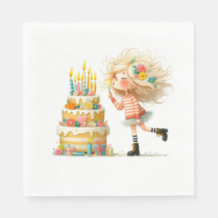 Servilleta De Papel Haz Un Deseo De Cumpleaños