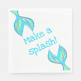 Servilleta De Papel ¡Haz un Splash! Sirena