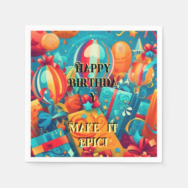 Servilleta De Papel ¡Hazlo épico! (Anverso)