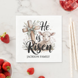 Servilleta De Papel He is Risen! Easter Sunday Paper