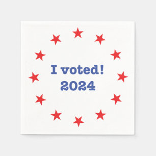 Servilleta De Papel ¡He votado! 2024