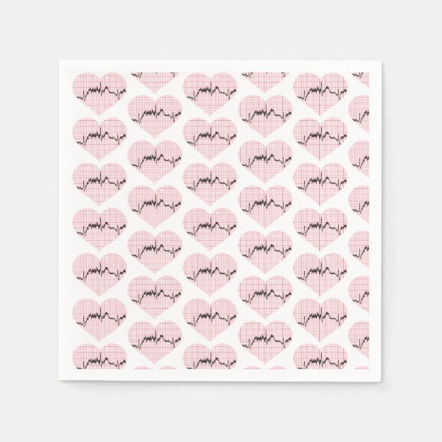 Servilleta De Papel Heart Beat VII (Anverso)