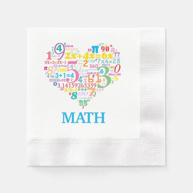 Servilleta De Papel Heart Math (Anverso)