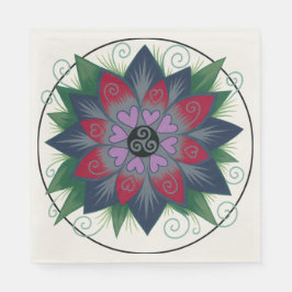 Servilleta De Papel Hearts and Vines