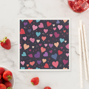 Servilleta De Papel Hearts Galore