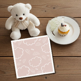 Servilleta De Papel  Heavenly Angel Halo Cloud  Pink  Napkins