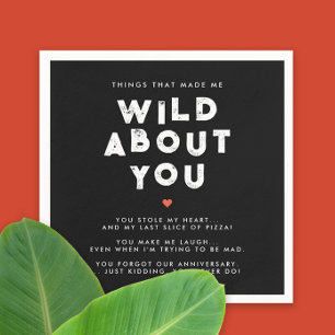 Servilleta De Papel Hechos De Diversión Moderno Hechos De Parejas Negr