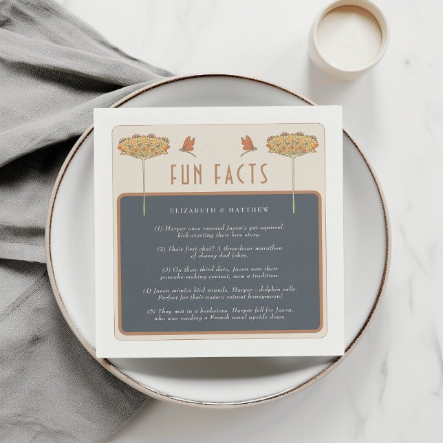 Servilleta De Papel Hechos divertidos Fiesta Naranja de Dragonflies (Subido por el creador)