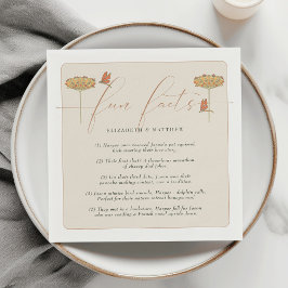 Servilleta De Papel Hechos divertidos Fiesta Naranja de Dragonflies