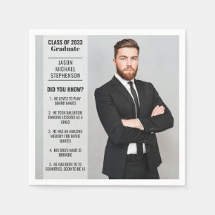 Servilleta De Papel Hechos divertidos, ¿sabías que la foto de graduaci