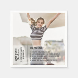 Servilleta De Papel Hechos divertidos, ¿sabías que la foto de graduaci