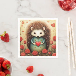 Servilleta De Papel Hedgehog Love 2