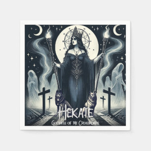 Servilleta De Papel Hekate Diosa de las Encrucijadas Espíritus Fantasm