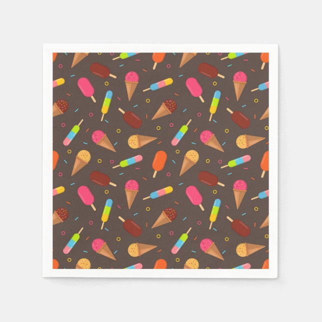 Servilleta De Papel Helado (Anverso)