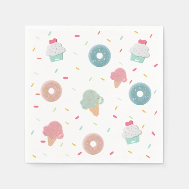 Servilleta De Papel helado (Anverso)