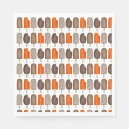 Servilleta De Papel Helado Cream Pops Barras Popsicle Creamsicle Fudge