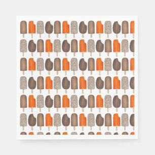 Servilleta De Papel Helado Cream Pops Barras Popsicle Creamsicle Fudge