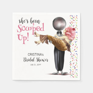 Servilleta De Papel Helado de fresa She's Been Scooped Up