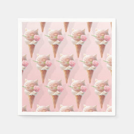 Servilleta De Papel Helado Kitty - Rosy & Dreamy