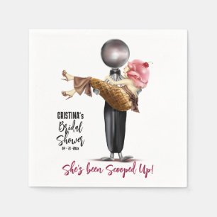 Servilleta De Papel Helado Scoopup Bridal Shower