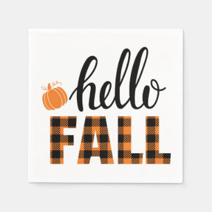 Servilleta De Papel Hello Fall