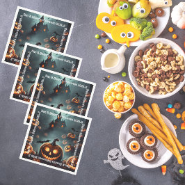 Servilleta De Papel Hells Pumpkin Halloween Party